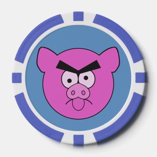Mad Pig Poker Chips (Vorderseite)