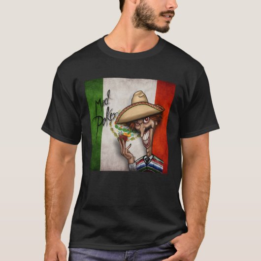 MAD Poker Cinco de Mayo Shirt der Männer (Vorderseite)