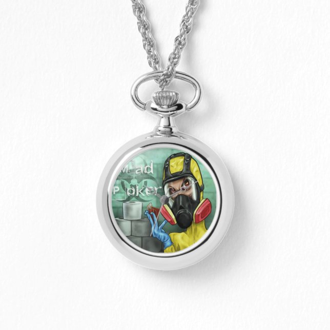 MAD Poker Covid Pazzo Logo Watch Armbanduhr (Vorderseite)