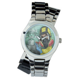 MAD Poker Covid Pazzo Logo Watch Armbanduhr