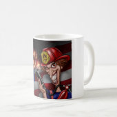 MAD Poker Fireman Kaffee Tasse (VorderseiteRechts)