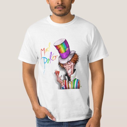 MAD Poker Pride Pazzo T - Shirt Männer (Vorderseite)