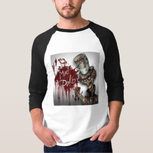 MAD Poker Zombie Pazzo Baseball T - Shirt