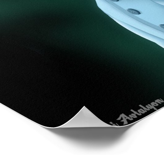 Mad Professor zeichnend Poster (Ecke)