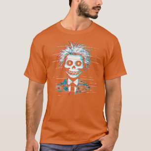 Mad Reimaged Horror Fan Art Glitch Style T-Shirt