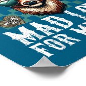 Mad Retro Love For My Mama Camo Deer Hunting Valen Poster (Ecke)