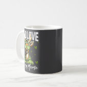 Mad Retro Love For My Mama Deer Hunting Boys Valen Kaffeetasse (Vorderseite Links)