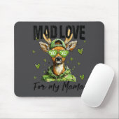 Mad Retro Love For My Mama Deer Hunting Boys Valen Mousepad (Mit Mouse)