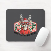Mad Retro Love For My Mama Deer Hunting Boys Valen Mousepad (Mit Mouse)