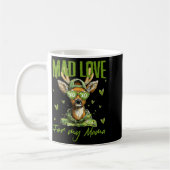 Mad Retro Love For My Mama Deer Hunting Happy Vale Kaffeetasse (Links)