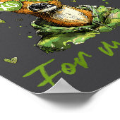 Mad Retro Love For My Mama Deer Hunting Happy Vale Poster (Ecke)