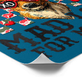 Mad Retro Love For My Mama Deer Hunting Happy Vale Poster (Ecke)