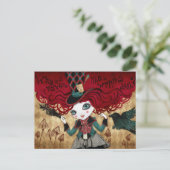 Mad Riddle Postkarte (Stehend Vorderseite)