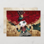 Mad Riddle Postkarte (Vorne/Hinten)