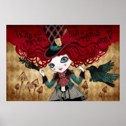 Mad Riddle Print Poster (Vorne)
