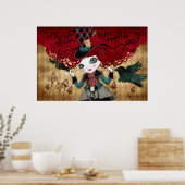 Mad Riddle Print Poster (Küche)