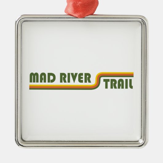 Mad River Trail Dayton Ohio Ornament Aus Metall (Vorne)