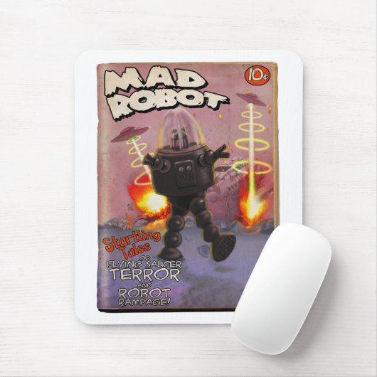 Mad Robot Puls Cover Mousepad (Mit Mouse)