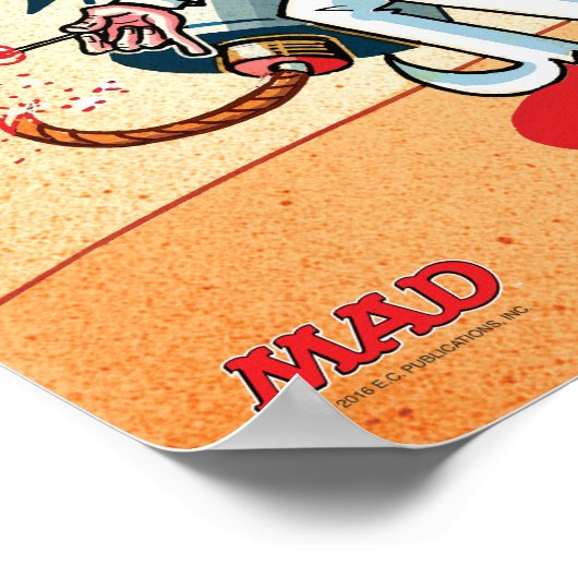 MAD’s Spy vs Spy Poster (Ecke)