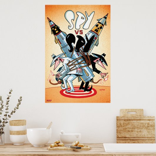 MAD’s Spy vs Spy Poster (Küche)