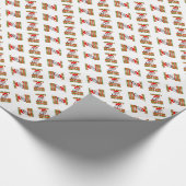Mad Santa Geschenkpapier (Ecke)