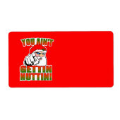 Mad Santa Label (Vorne)