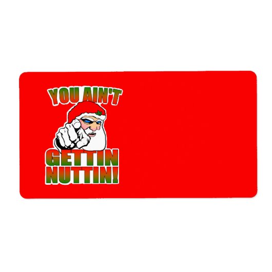 Mad Santa Label (Vorne)