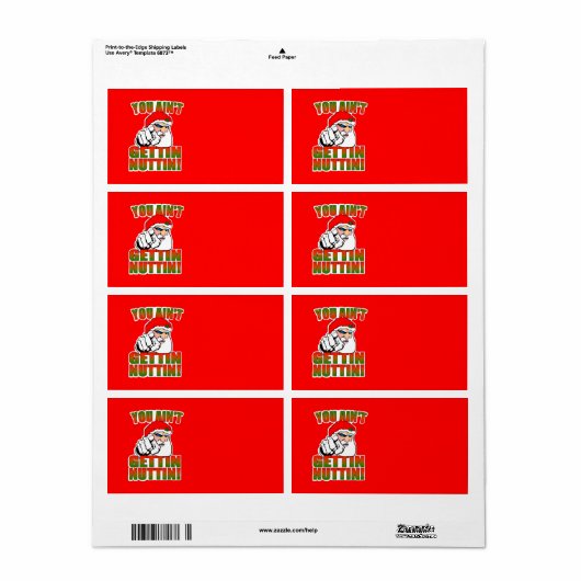 Mad Santa Label (Vorne)