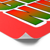 Mad Santa Poster (Ecke)