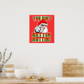 Mad Santa Poster (Küche)