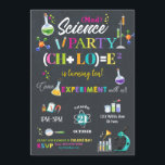 Mad Science Birthday Party Chalkboard Girl Einladung<br><div class="desc">Personalisieren Sie diese phantastische wissenschaftliche Party Einladung mit dem Namen, dem Alter und dem Party Ihres Kindes, indem Sie einfach die Schaltfläche Anpassen drücken, um den Stil und die Platzierung des Textes weiter zu ordnen und zu formatieren. Einige der Bilder können verschoben werden, um Ihre Party-Details zu berücksichtigen. c) Das...</div>