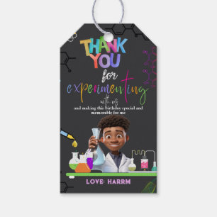 Mad Science Birthday Party Fvor Tag, vielen Dank T Geschenkanhänger