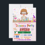 Mad Science Geburtstagsfeier Einladung für Mädchen<br><div class="desc">Erleben Sie die farbenfrohe Geburtstagsfeier für ein Mädchen mit wissenschaftlichen Elementen wie experimentellen Werkzeugen und einem experimentellen Wissenschaftler darstellend, farbenfrohe Punkte sind für den Hintergrund. Fügen Sie einfach Ihre Veranstaltungsdetails zu dieser einfach zu bedienenden Vorlage hinzu, um sie zu einer einmaligen Einladung zu machen. Suchen Sie nach passenden Artikeln im...</div>