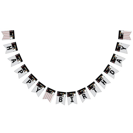 Mad Science Happy Birthday Wimpelkette (Alle)