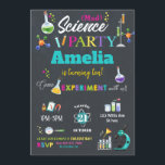 Mad Science Party Birthday Invitation Girl Einladung<br><div class="desc">Personalisieren Sie diese phantastische Party Einladung mit den Angaben zu Alter, Alter und Party Ihres Kindes einfach und schnell, drücken Sie einfach den Knopf Anpassen, um Stil und Anordnung des Textes weiter zu verordnen und zu formatieren. Einige der Bilder können verschoben werden, um Ihre Party-Details anzupassen. c) Das glückliche Cat...</div>