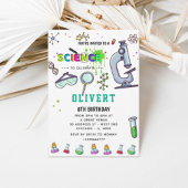 Mad Science Party Einladung zum Geburtstag