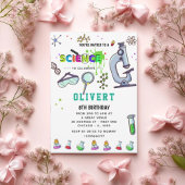 Mad Science Party Einladung zum Geburtstag