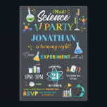 Mad Science Party Geburtstag Einladung Boy<br><div class="desc">Personalisieren Sie diese phantastische Party Einladung der Wissenschaft mit den Angaben zu Kind,  Alter und Party einfach und schnell,  einfach auf die Schaltfläche Anpassen,  um den Stil und die Platzierung des Textes weiter zu gestalten und zu formatieren.  

c) Das glückliche Cat Studio</div>