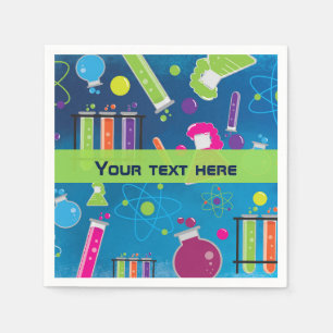 Mad Science Scientifics Birthday Party Napkins Serviette