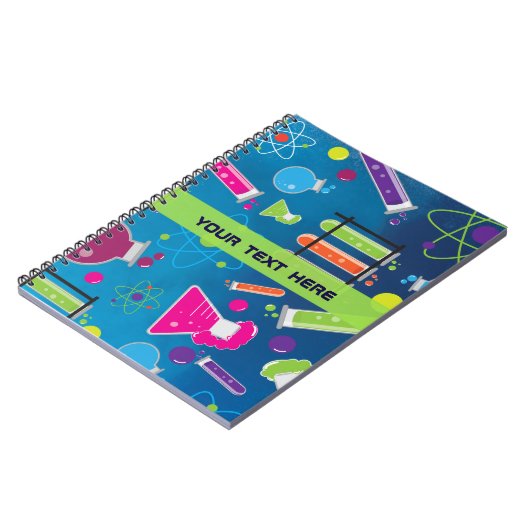 Mad Science Scientist Custom Journal Notebook Notizblock (Linke Seite)