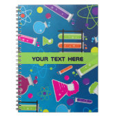 Mad Science Scientist Custom Journal Notebook Notizblock (Vorderseite)