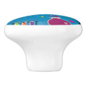 Mad Scientifics Colorful Room Dresser Keramikknauf (Seitenansicht)