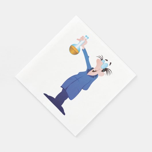 Mad Scientifics Paper Napkins Serviette (Ecke)