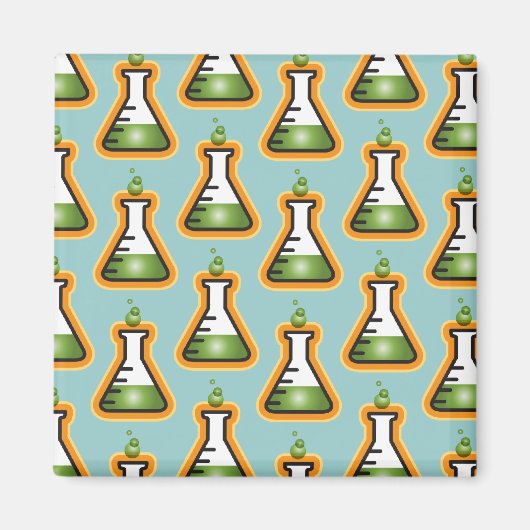 Mad Scientist Beakers Magnet (Vorne)