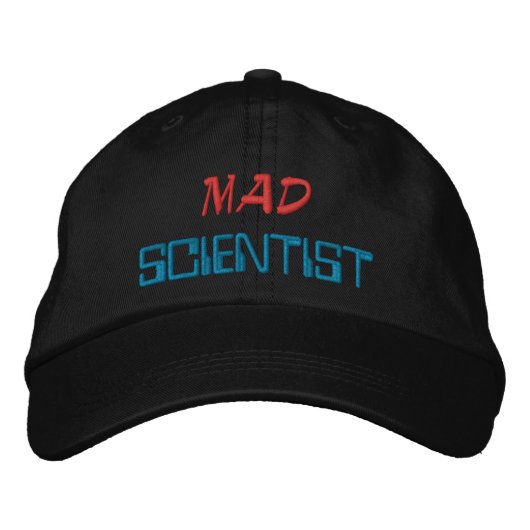 Mad Scientist Bestickte Kappe (Vorderseite)