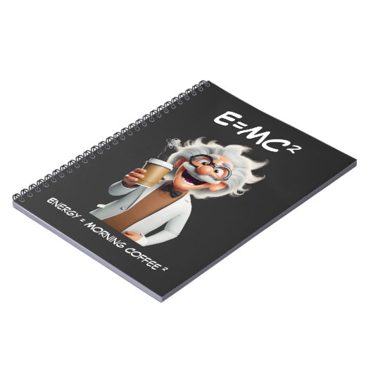 Mad Scientist Coffee Notizblock (Linke Seite)