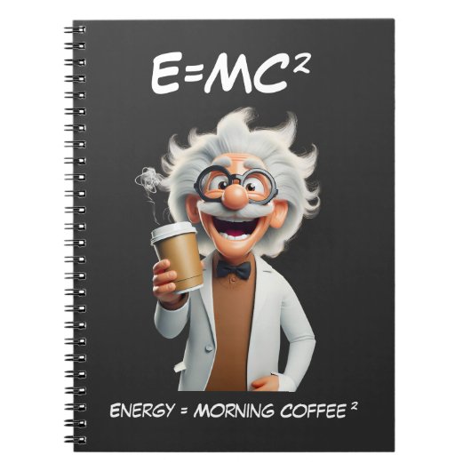 Mad Scientist Coffee Notizblock (Vorderseite)