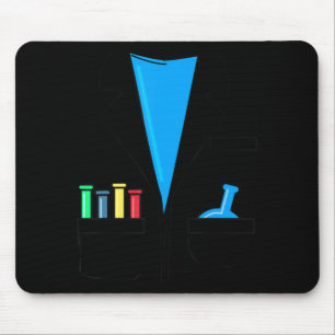 Mad Scientist Costume Nerd Chemistry Fun Science T Mousepad