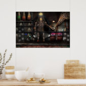 Mad Scientist - Der Forscher Poster (Küche)