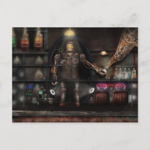 Mad Scientist - Der Forscher Postkarte